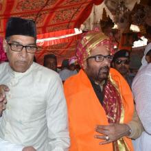 Today offered 'Chadar' on behalf of PM Shri Narendra Modi at dargah of Sufi Saint Hazrat Khwaja Moinuddin Chishti at Ajmer Sharif on 806th annual Urs. 