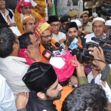 Today offered 'Chadar' on behalf of PM Shri Narendra Modi at dargah of Sufi Saint Hazrat Khwaja Moinuddin Chishti at Ajmer Sharif on 806th annual Urs. 