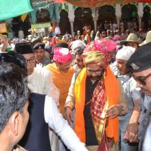 Today offered 'Chadar' on behalf of PM Shri Narendra Modi at dargah of Sufi Saint Hazrat Khwaja Moinuddin Chishti at Ajmer Sharif on 806th annual Urs. 