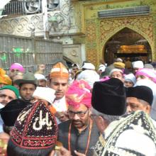 Today offered 'Chadar' on behalf of PM Shri Narendra Modi at dargah of Sufi Saint Hazrat Khwaja Moinuddin Chishti at Ajmer Sharif on 806th annual Urs. 