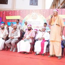 Flagged off Christmas celebration Buon Natale, largest gathering of Santa Claus, at Thrissur (Kerala).