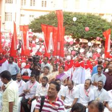 Flagged off Christmas celebration Buon Natale, largest gathering of Santa Claus, at Thrissur (Kerala).