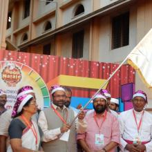 Flagged off Christmas celebration Buon Natale, largest gathering of Santa Claus, at Thrissur (Kerala).