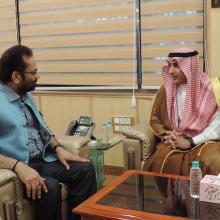 Discussed various issues related to Haj 2017 with Saudi Arabia Ambassador H.E. Dr Mohammed Alsati at Antyodaya Bhawan today.Through H.E. Dr Alsati, I thanked to Saudi Arabia Government for their cooperation which has ensured smooth Haj 2017.