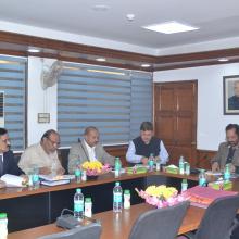  Today chaired Governing Body and General Body meeting of Maulana Azad Education Foundation at Antyodaya Bhawan.