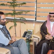 Today met Saudi Arab Ambassador H.E Dr Saud Mohd Al sati at Antyodaya Bhawan, positive discussion held on Haj 2017.