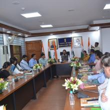 A delegation of Diocese of Delhi- Church of North India today met me at Antyodaya Bhawan. Discussed various schemes for socio-economic-educational empowerment & employment oriented skill development of the community.