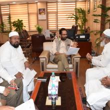 Delegation of Andhra Pradesh leaders & Haj Committee members met me at Antyodaya Bhawan today, discussed Minority and Haj issues of the state.