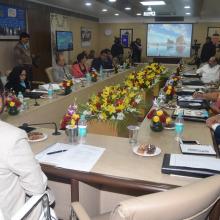 The Minister of State for Minority Affairs (Independent Charge) and Parliamentary Affairs, Shri Mukhtar Abbas Naqvi addressing the Anglo Indian community meeting, in New Delhi on January 13, 2017