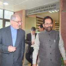 Iran Ambassador H.E Gholamreza Ansari today made a courtesy visit, various issues were discussed.