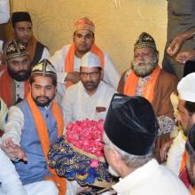 oday offered Chadar of PM Shri Narendra Modi at Ajmer Sharif Dargah of Khwaja Moinuddin Chishti, symbol of Indias great spiritual 