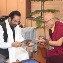 Various issues of Buddhist community discussed with delegation led by Buddhist master Tenam from Palpung Sherabling Monastic Seat.