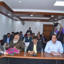 The Union Minister for Minority Affairs, Shri Mukhtar Abbas Naqvi launching the portal for Haj Tour Operators, in New Delhi on December 14, 2017.