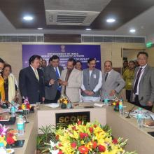 The Minister of State for Minority Affairs (Independent Charge) and Parliamentary Affairs, Shri Mukhtar Abbas Naqvi addressing the Anglo Indian community meeting, in New Delhi on January 13, 2017