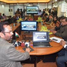 launching the trilingual website of Haj Committee of India, in New Delhi on December 20, 2016