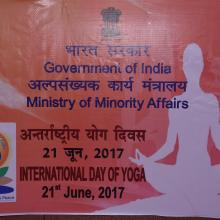 3rd  International Yoga Day celebrated in the premises of Ministry of Minority Affairs on 21st June,  2017. 