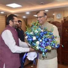 interaction with young & energetic IAS Probationers 2014 batch along with my colleague ministers Shri Jayant sinha & Shri Sudarshan bhagat.