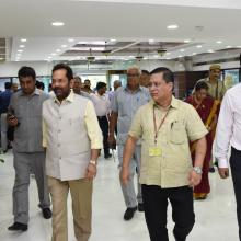 The Union Minister for Minority Affairs, Shri Mukhtar Abbas Naqvi addressing the National Conference of Principal Secretaries-Secretaries in-charge of States - UTs dealing with Minority Affairs, in New Delhi on July 16, 2018.