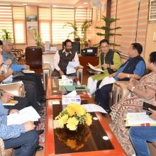 Delegation from Arunachal Pradesh led by Union Minister for Home Kiren Rijiju met me & discussed various issues related to development of the state.