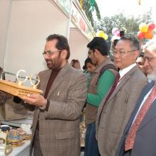 Inaugurated Hunar Haat, spectacular exhibition of traditional art-skills of master artisans at Baba Kharak Singh Marg,